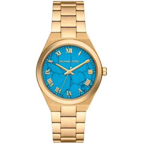 michael kors blau gold braun preis|michael kors damenuhren.